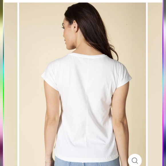 WOMEN'S SHORT SLEEVE GRAPHIC BASIC T-SHIRT - Picture 2 of 2